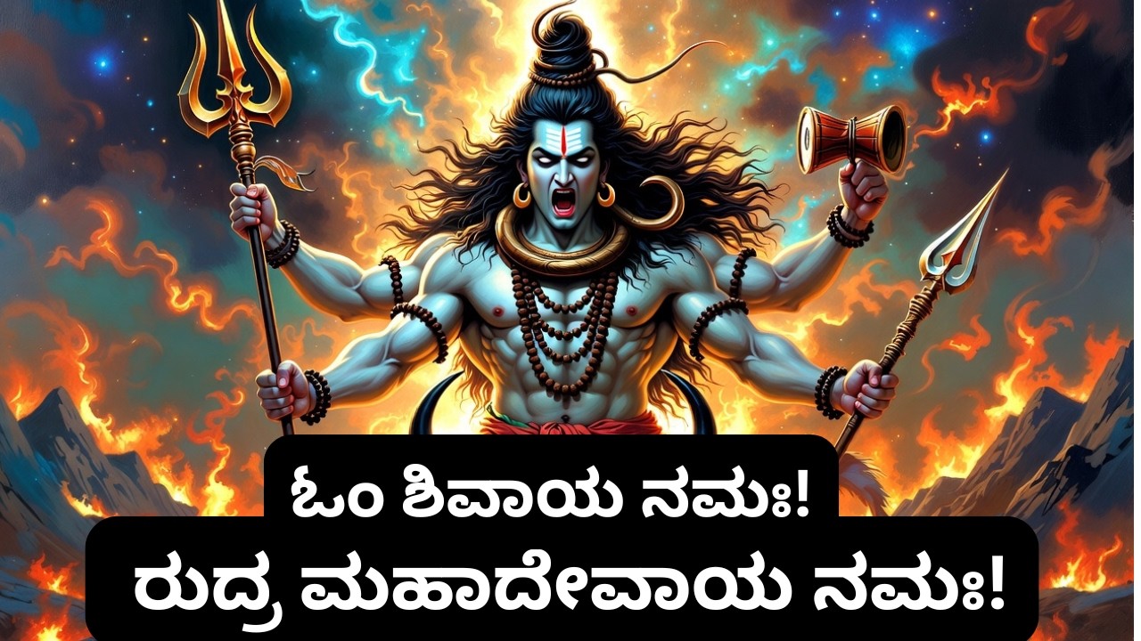 ಶಿವನ ಅಷ್ಟಕಂ ಈ ಸ್ತೋತ್ರ ಕೇಳಿ ಕಷ್ಟಗಳು ತೊಲಗಿ ಕೋರಿಕೆಗಳು ನೆರವೇರುತ್ತವೆ |  |ಶಿವತಾಂಡವ ರುದ್ರ ಮಹಾದೇವ ಭಕ್ತಿ ಹಾಡು