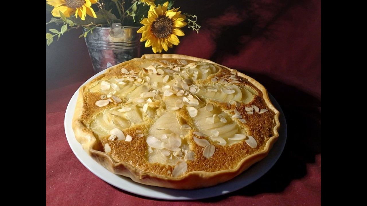 Tarte poire amande de Mémé Corse