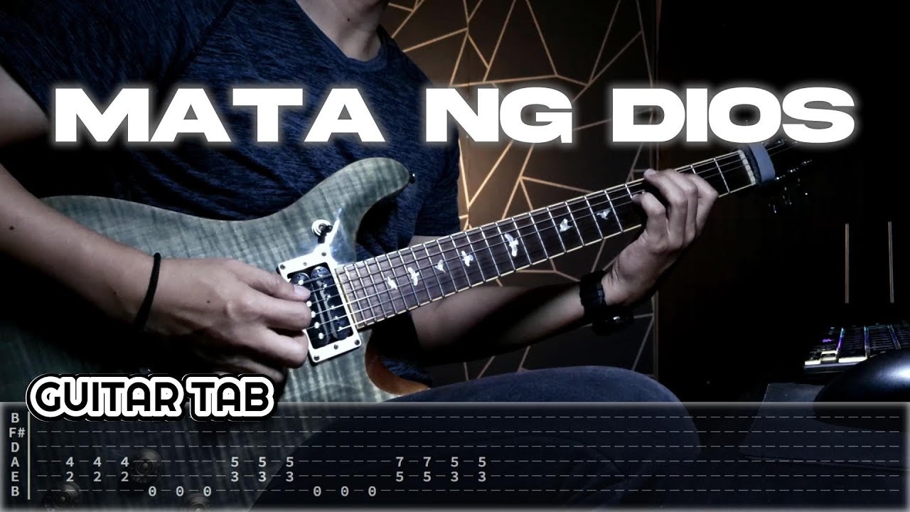WOLFGANG - MATA NG DIOS | guitar cover with tab