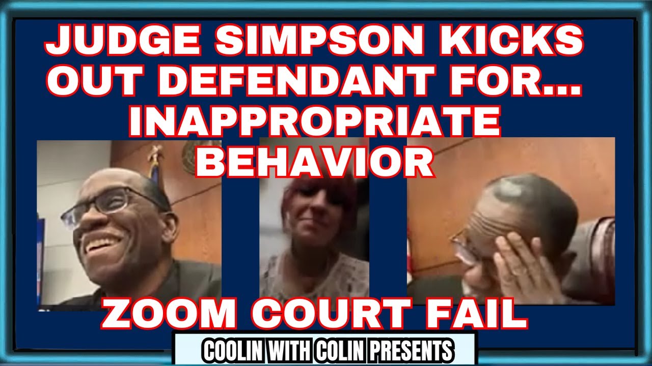 Judge Simpson REMOVES Defendant for Inappropriate Behavior in Court