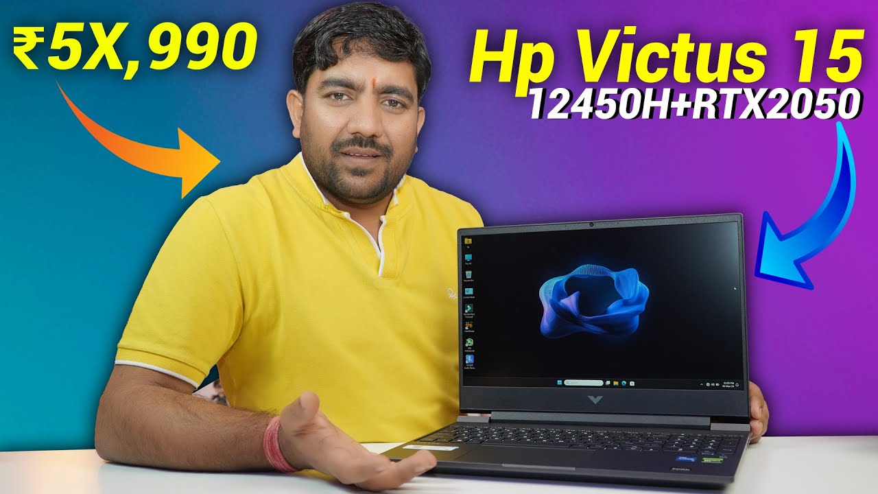 HP Victus 15-fa1124tx с процессором Intel Core i5 12-го поколения и видеокартой RTX2050 — мощный ...