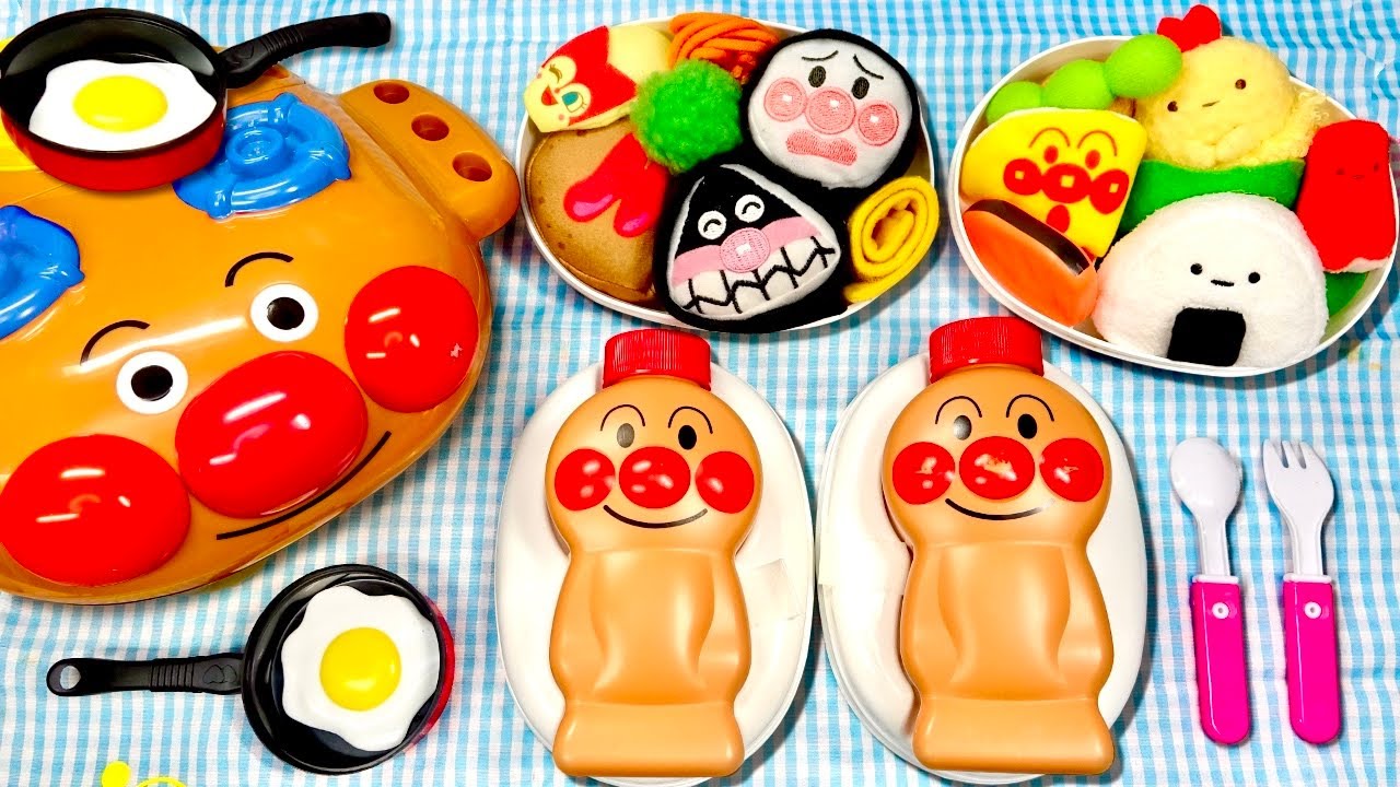 【お弁当のおままごと♡】(#たまごmammy)アンパンマン&すみっこぐらしのお料理キッチン🍙✨
