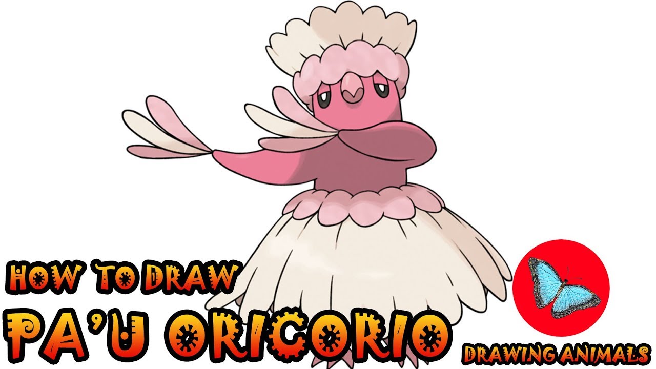 How To Draw Pa'u Oricorio Pokemon | Drawing Animals