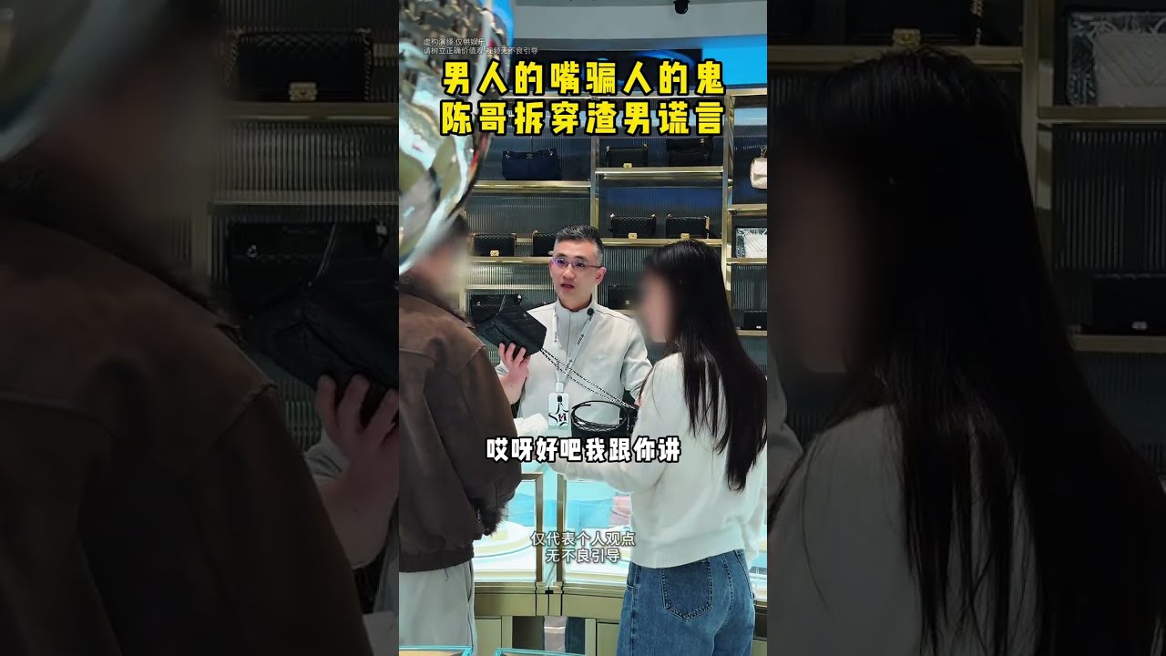 男人的嘴骗人的鬼，陈哥拆穿渣男谎言 #二奢陈哥 #vlog日常   #抖音