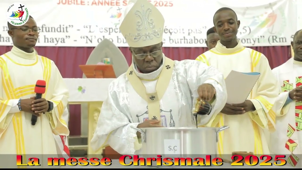 Archidiocèse de Bukavu . La messe chrismale 2025