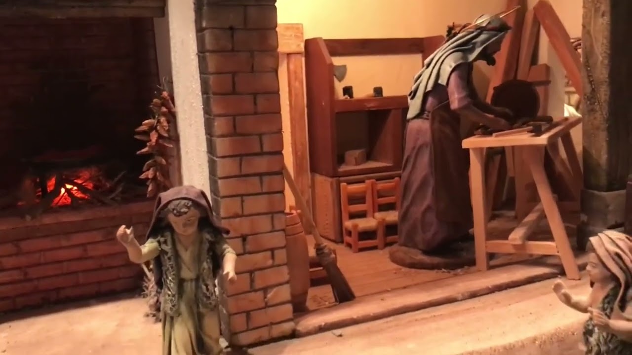 Miniature Nativity Scene in Lorca