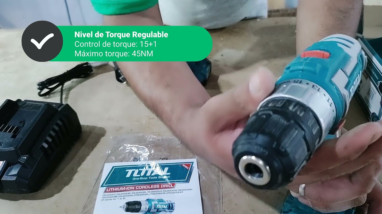 UNBOXING TALADRO INALÁMBRICO TOTAL P20S