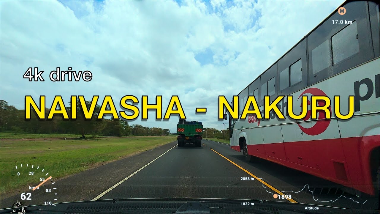 Part 2: Driving from Naivasha to Nakuru: Scenic Rift Valley Road Trip in 4K!