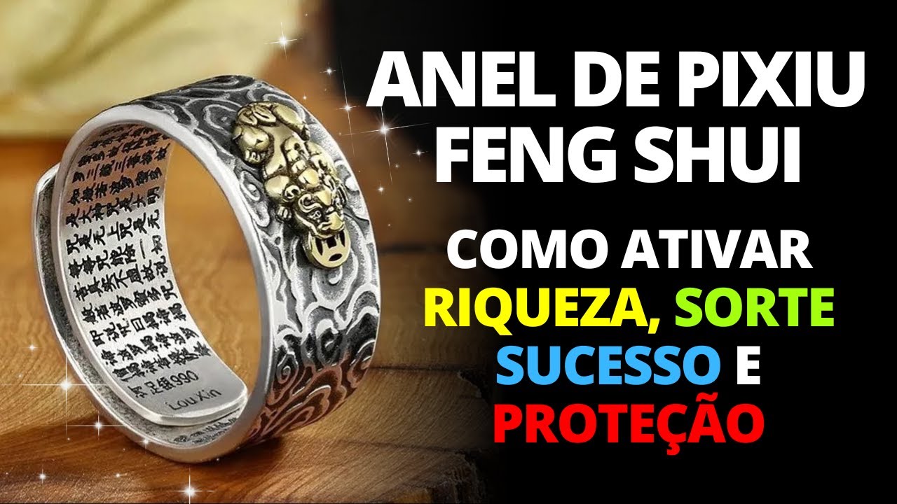 ANEL DE FENG SHUI: COMO USAR ANEL DE PIXIU PARA RIQUEZA, SORTE E PROTE&Ccedil;&Atilde;O (SIGNIFICADO DE CADA DEDO)