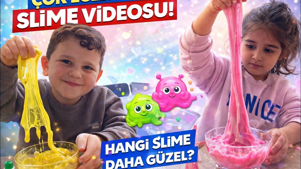 SLİME🧪🧫EVDE SLİME. SLİME pva. Renkli slime videosu. Evde etkinlik. EN GÜZEL YAPAN KAZANIR. Challenge