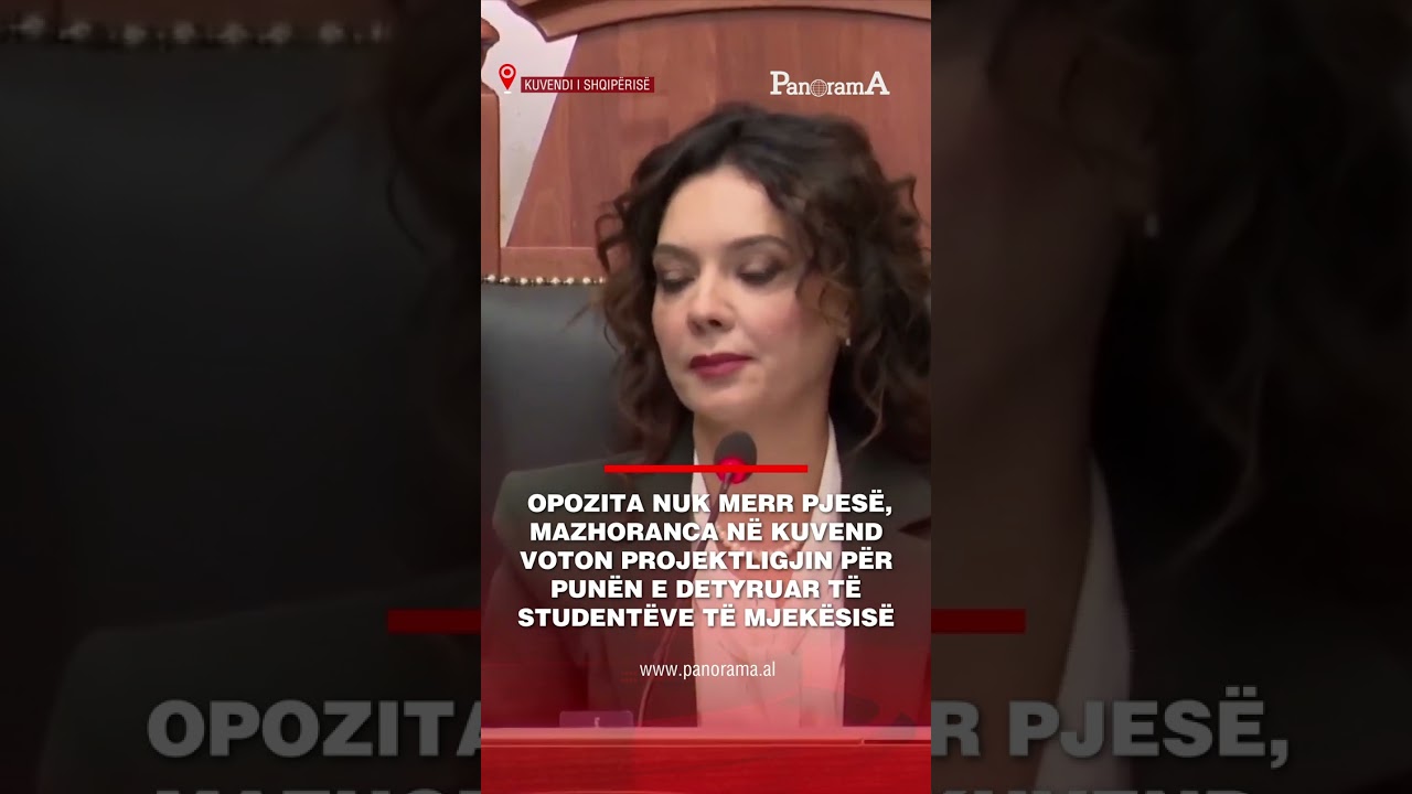Opozita nuk merr pjes&euml;, mazhoranca n&euml; Kuvend voton projektligjin p&euml;r pun&euml;n e detyruar t&euml; student&euml;ve