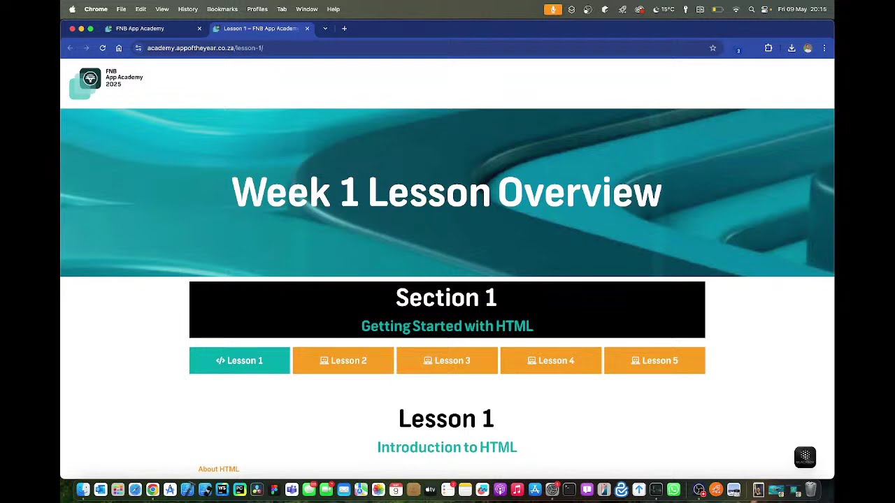 FNB App Academy Help with Simphiwe Radebe - Day 1