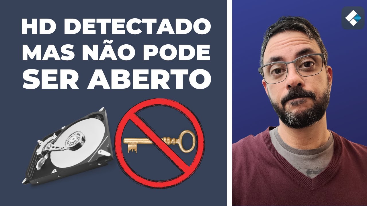 HD externo reconhece mas não abre, como resolver? | Wondershare Recoverit