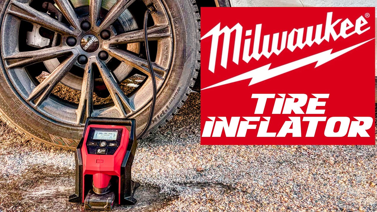 Best&Fastest Portable Tire Inflator-Milwaukee M12 Tire inflator #cars#tires#carrepair #roadside#road