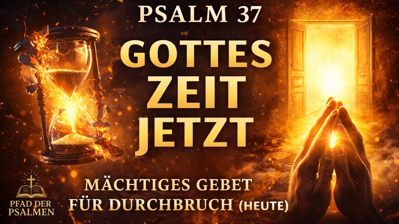 🛡️ Psalm 37 — Gottes Timing ist perfekt | Mächtiges Gebet für Durchbruch (Heute)