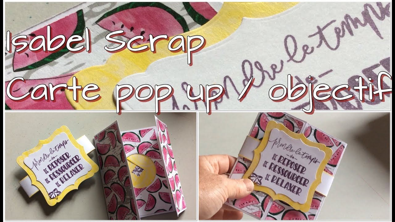 Tuto Isabel Scrap - Carte ouverture obturateur #100