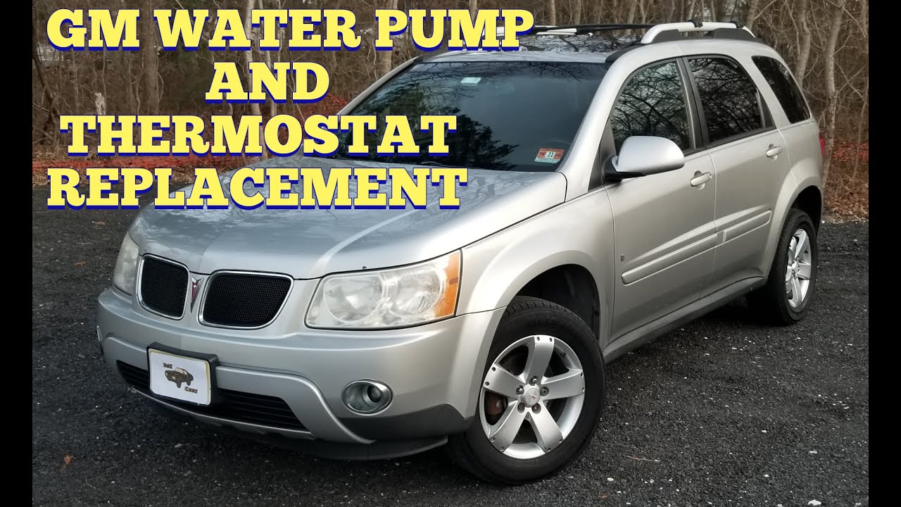 Замена водяного насоса и термостата Pontiac Torrent V-6