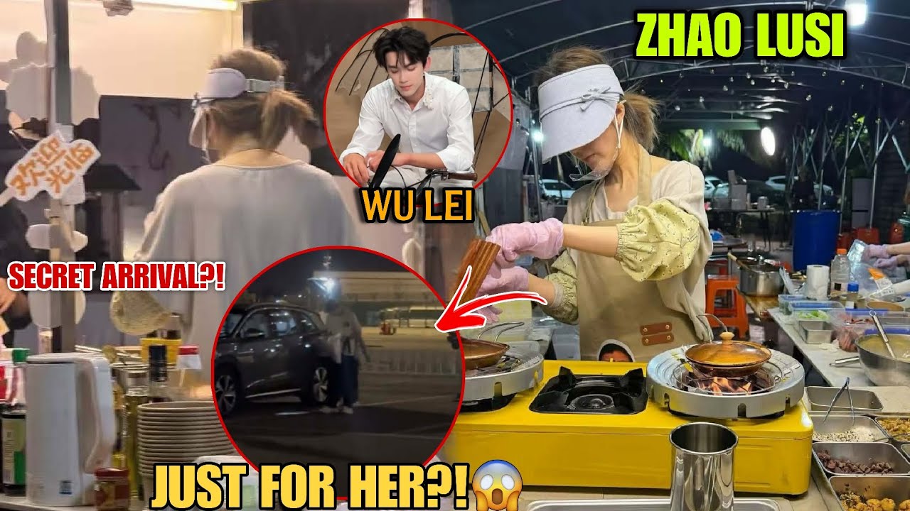 Zhao Lusi Cooking at a Night Market?! Wu Lei’s Secret Arrival for Pancakes Shocked Everyone 😱