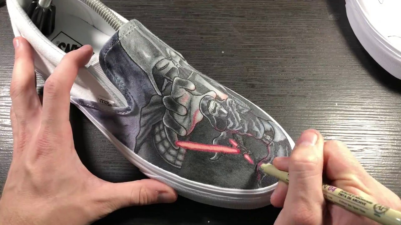 Custom Star Wars Vans - Timelapse