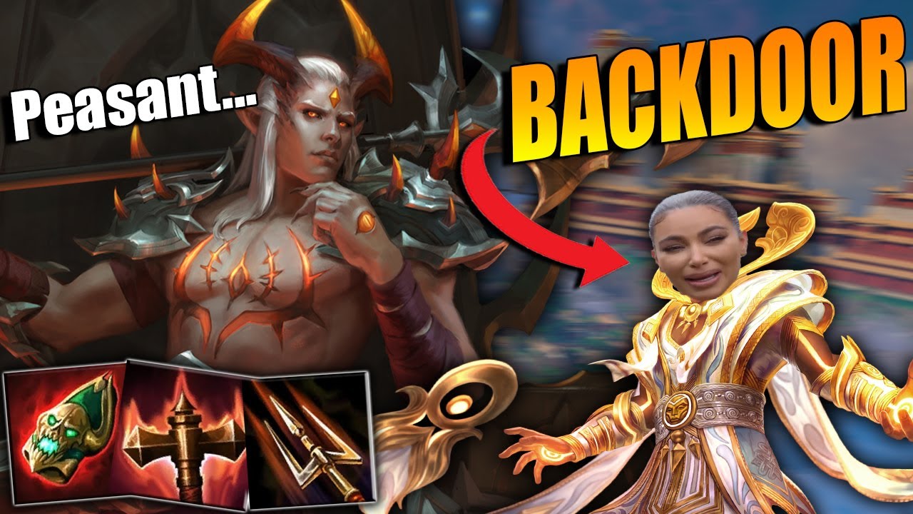 VAMPIRE ACHILLES VS A BACKDOORING OLORUN MAIN! - Masters Ranked Duel - SMITE