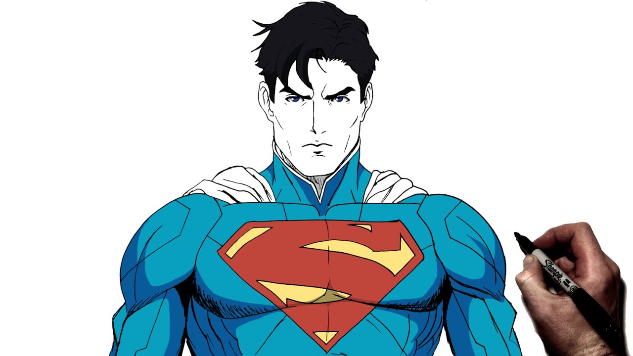 How To Draw Superman | Step By Step | DC
