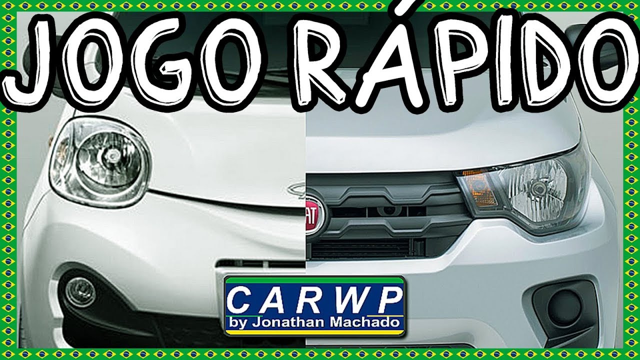 JOGO R&Aacute;PIDO Caoa Chery QQ Act 1.0 12v 2019 vs Fiat Mobi Easy Comfort 1.0 8v 2019