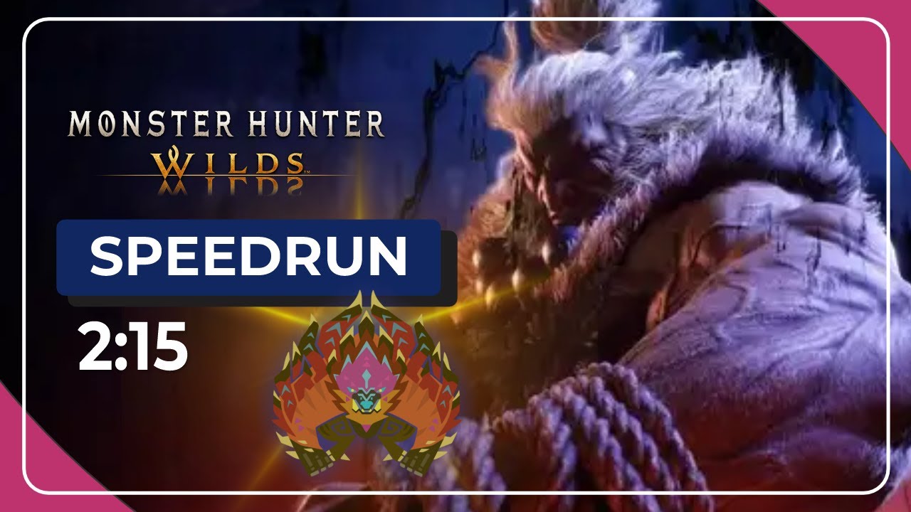 AKUMA Revienta a AJARAKAN CURTIDO ¡a Puños! (2:15 Speedrun) - Monster Hunter Wilds