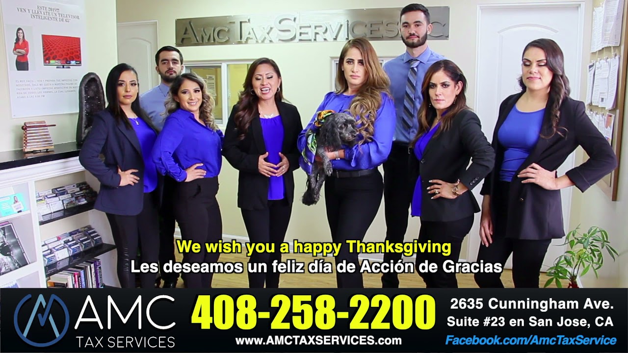 AMC TAX SERVICES THANKSGIVING 2021