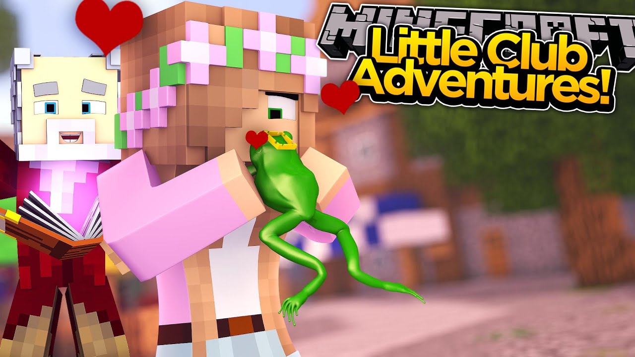 Minecraft Little club Adventures - Little Kelly KISSES Her Prince