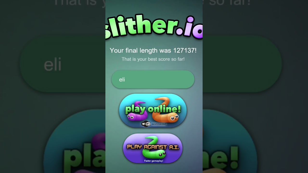 Slither.io record (no cheats) (no hacks)