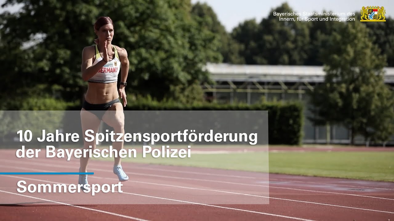 10 Jahre Spitzensportförderung der Bayerischen Polizei: Ein Einblick in das Sommersportprogramm