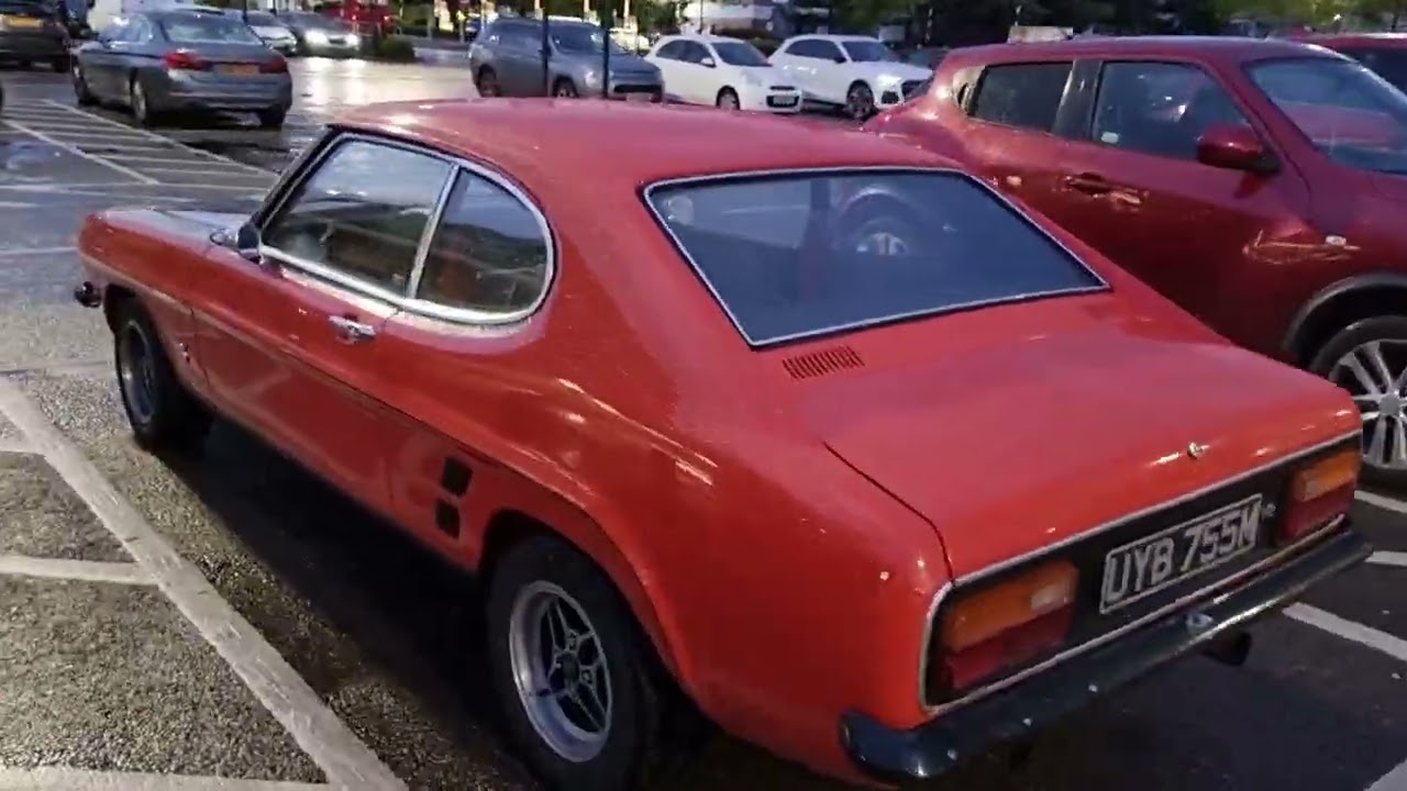 Classic car -1970-1973 Ford Capri Mark 1 Perana V8. Developed in S Africa by Basil Green Motors