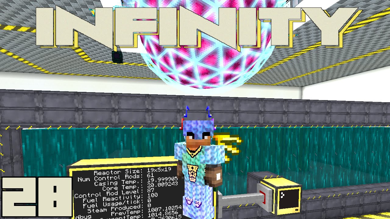 Minecraft Mods FTB Infinity - AUTOMATIC REACTOR CONTROL [E28] (HermitCraft Modded Server)