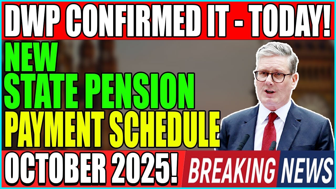 DWP's New State Pension Increase + October Payments Schedule Revealed - Just Now!