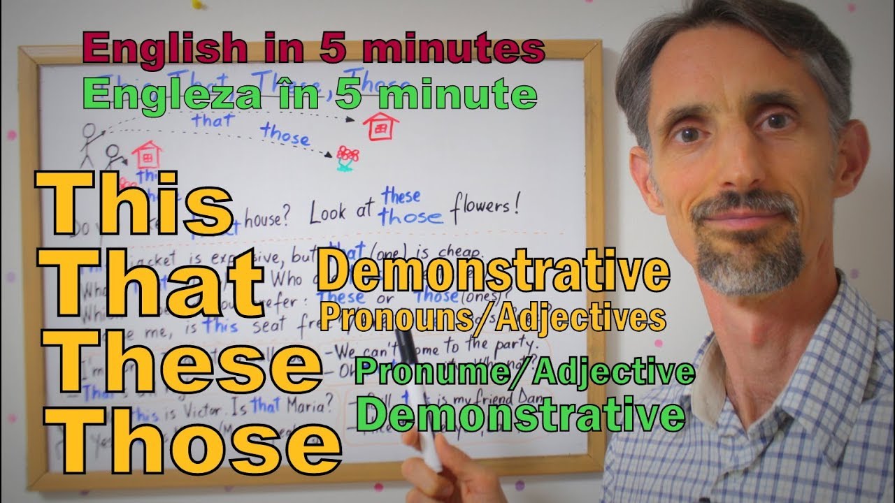 English Lessons - THIS, THAT, THESE, THOSE - Lectii de Engleza