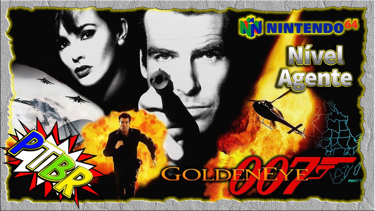 007 GOLDENEYE (N64) - TENTANDO ZERAR EM TODOS OS NÍVEIS #nintendo64 #007goldeneye #64bits