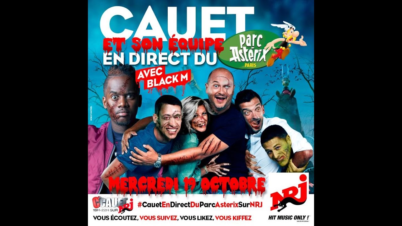 Replay C'Cauet sur NRJ du Mercredi 19 Octobre 2016 | 19/10/16 spécial Halloween avec Black M