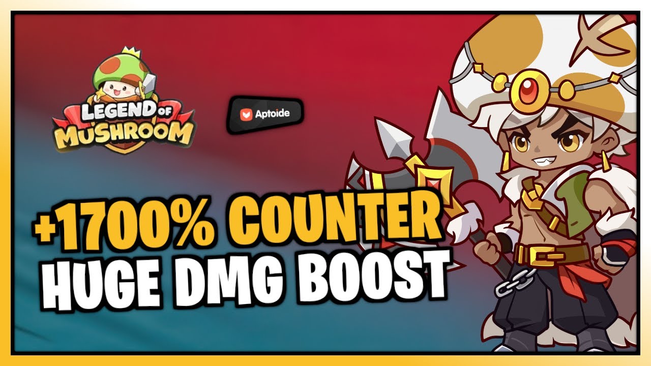 HUGE Counter Multiplier boost - WARBRINGER build in Legend of Mushroom
