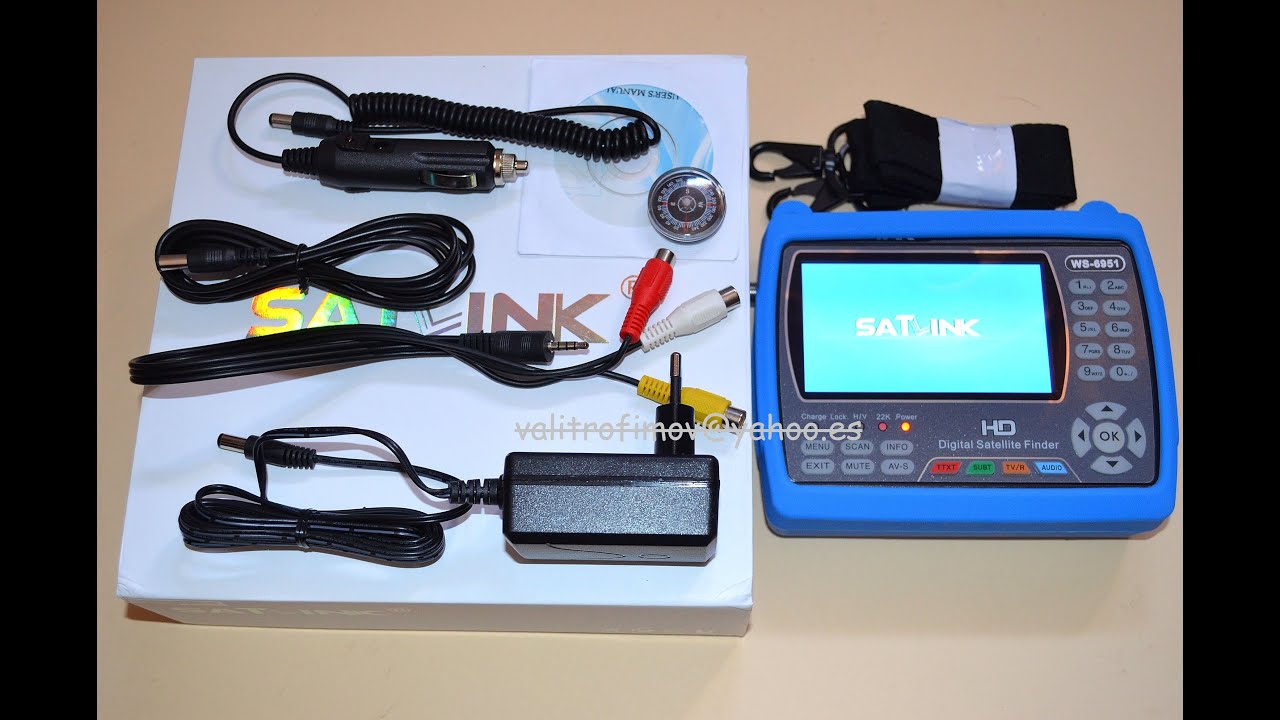 Medidor de campo Satlink WS6951 HD Satelite