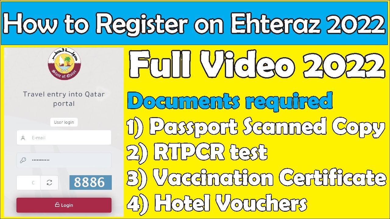 How to Register on Ehteraz 2022 || Travel entry into Qatar Ehteraz 2022