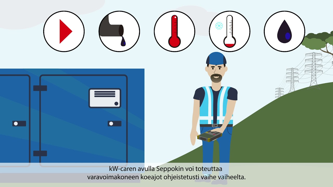 kW-care - Alusta varavoimakoneiden kunnossapitoon