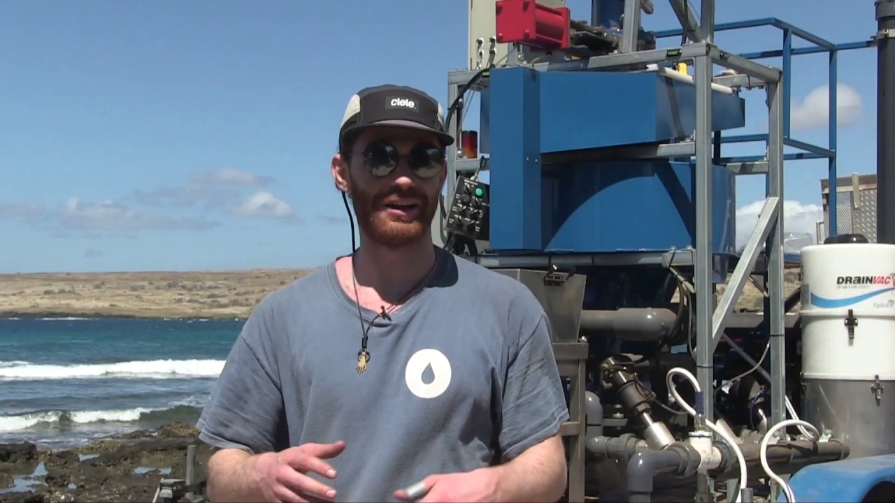 Small plastics vacuum debuts on Hawaii island beach