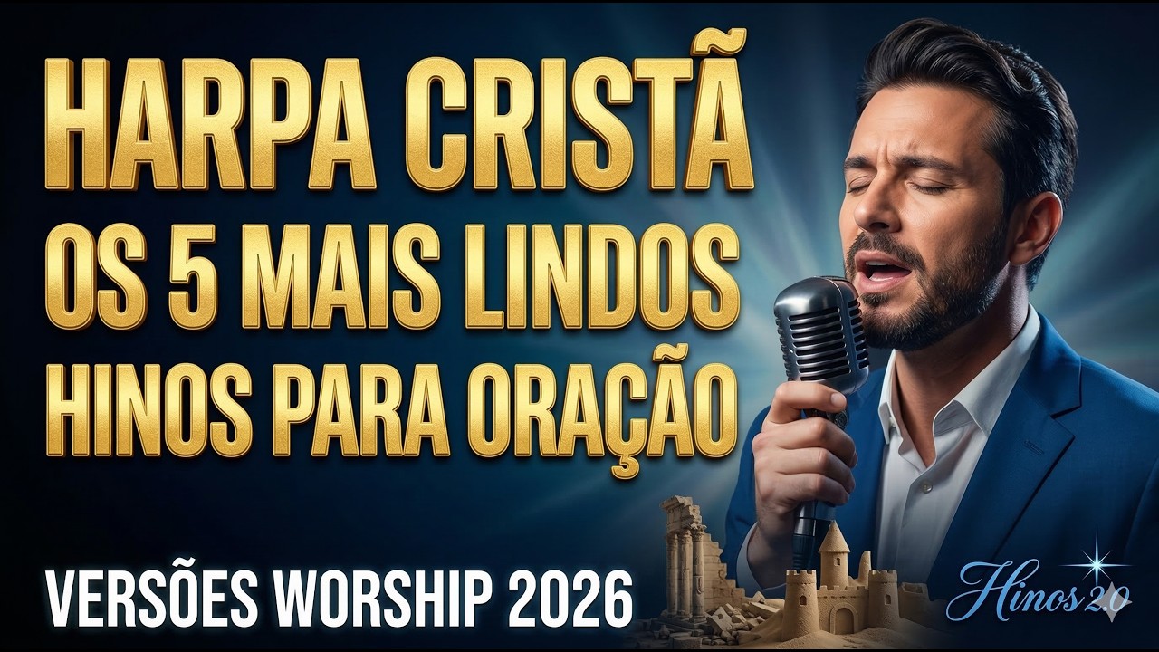 COLEÇÃO Harpa Cristã  As 5 Melhores Canções em Versões Worship Moderno  Hinos 2 0