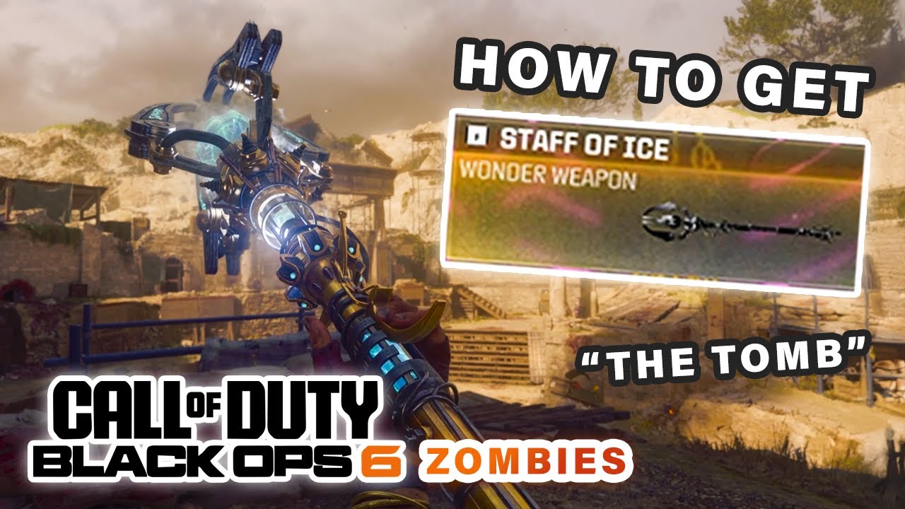 How to get the STAFF OF ICE Wonder Weapon on The Tomb Map ► Black Ops 6 Zombies