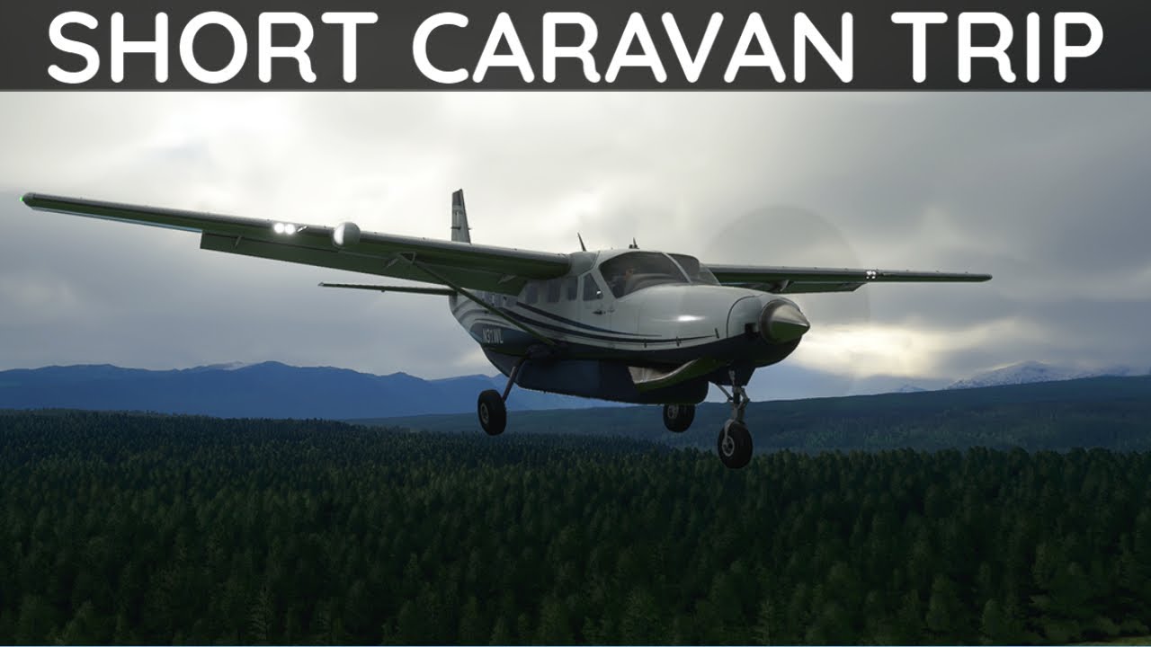 Короткое путешествие на самолете №1 | Cessna 208B Grand Caravan | Microsoft Flight Simulator 2020
