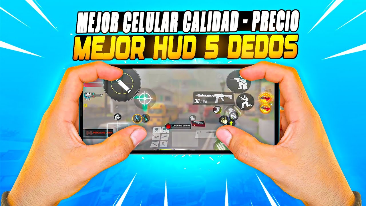 Este es EL MEJOR HUD de 4 y 5 DEDOS para CELULAR en 2025 -2026 + HANDCAM (COD MOBILE)