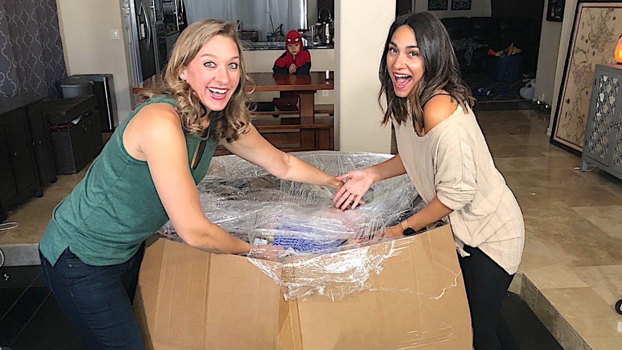 We paid $650 for a $9,000 GIGANTIC TARGET Mystery Box! Unboxing time!