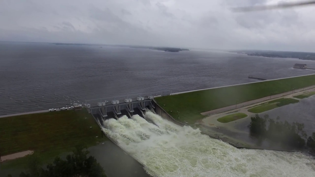 2017 Hurricane Harvey Lake Conroe TX Dam Release