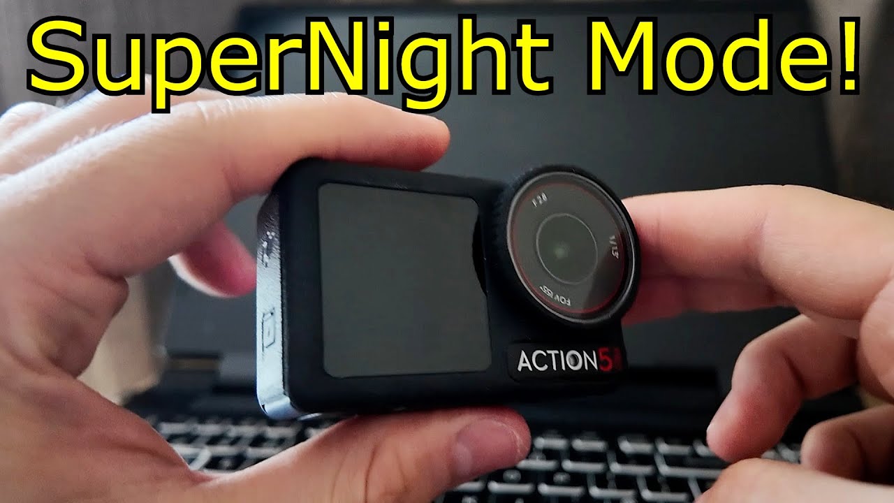 Enable SuperNight Mode &mdash; DJI Action 5 Pro