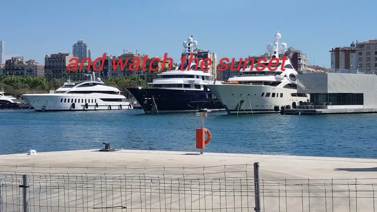 Maremagnum River/ One of the leading attraction in  Barcelona